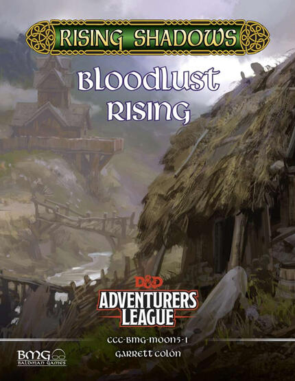 Bloodlust Rising Adventure Cover